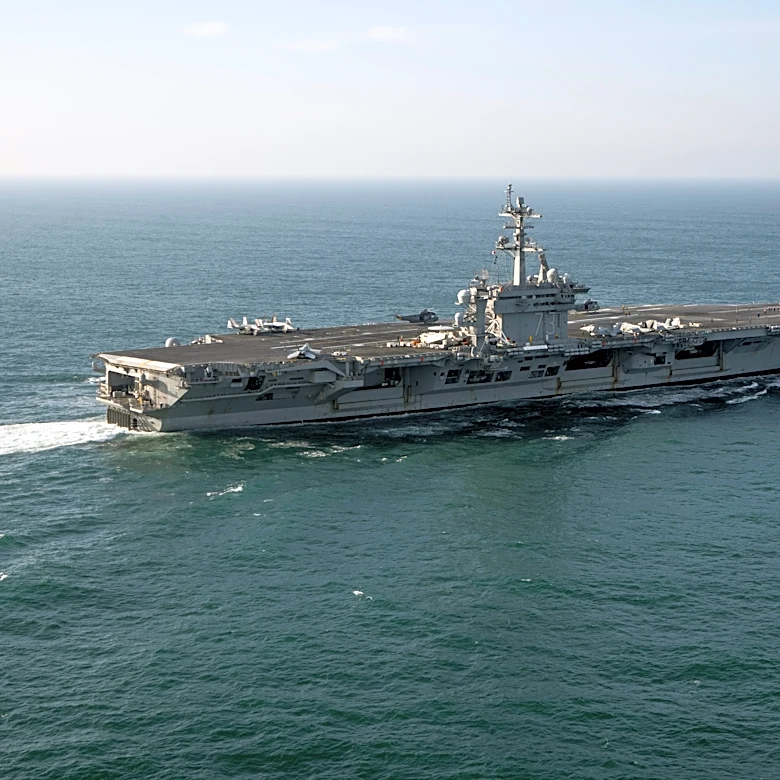US aircraft carrier arrives in Middle East, relieving long-deployed USS Lincoln