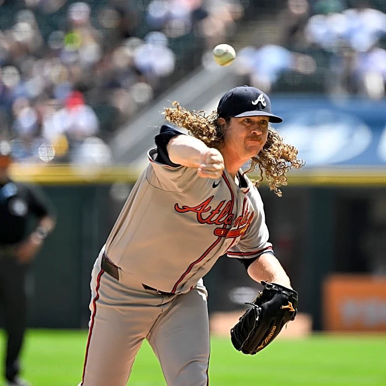 Braves' Grant Holmes loses no-hit bid in seventh against White Sox in Chicago