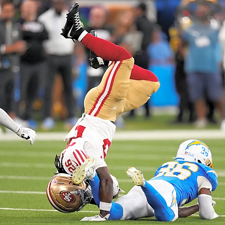 Cowing returns punt for TD to spark the 49ers in 41-18 preseason win over the Chargers