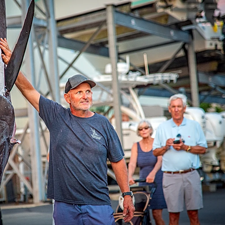 Charter boat hauls in 1,260-pound blue marlin believed to be East Coast's largest catch