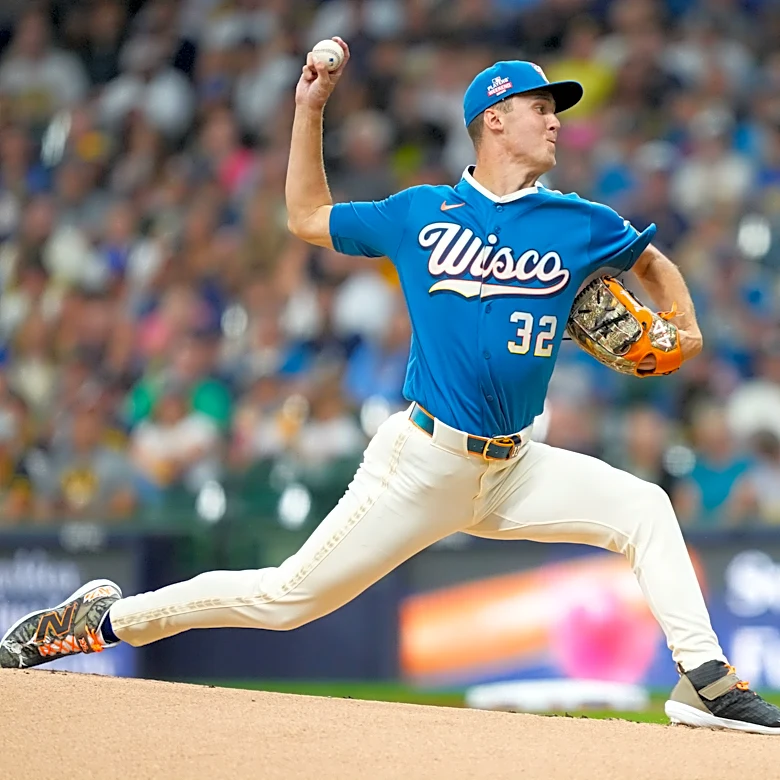 Braves' Sale says Brewers' Misiorowski has 'probably the most impressive fastball I've ever seen'