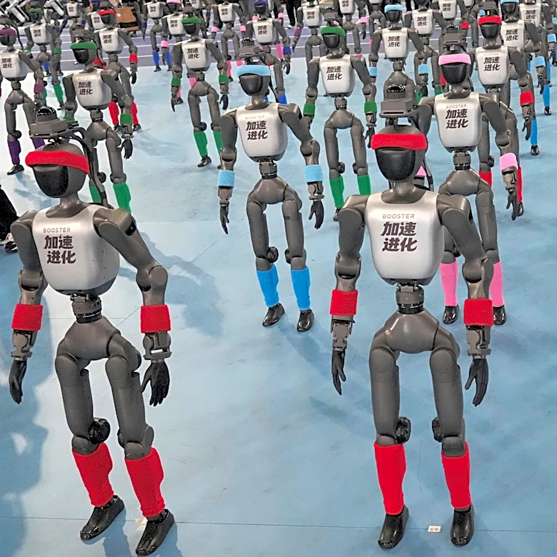 Chinese humanoid robots smash human records in 100m sprint and high jump at Beijing robot games