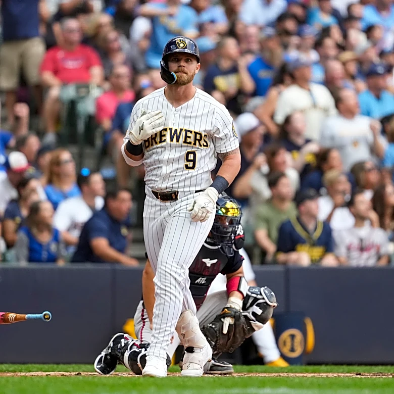 Jake Bauers homers and Logan Henderson delivers in Brewers' 4-1 victory over Braves