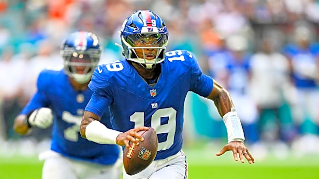 Jameis Winston runs for a touchdown in the Giants' 26-3 preseason win over the Dolphins
