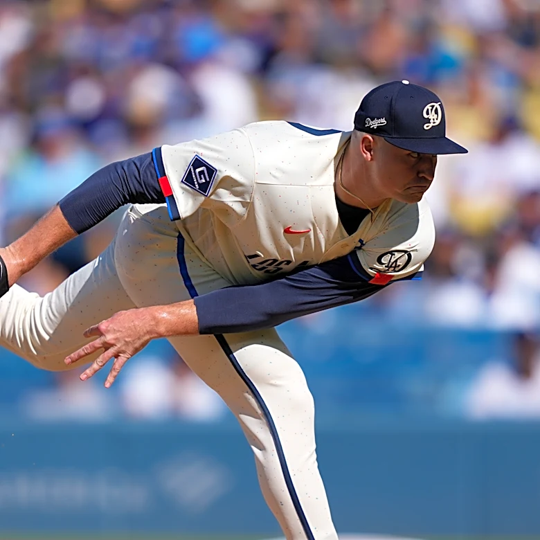 Skubal shakes off 3-run first inning, then settles in to dominate for his 1st win as a Dodger