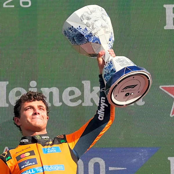 Lando Norris wins F1's Dutch Grand Prix after a daring pass on Kimi Antonelli