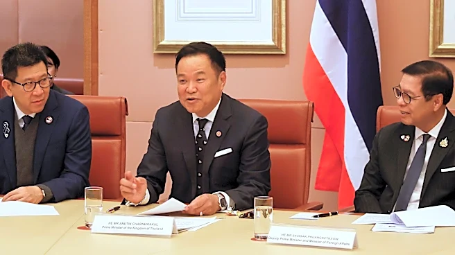 Thai prime minister meets security chiefs after coordinated attacks in 3 southern provinces