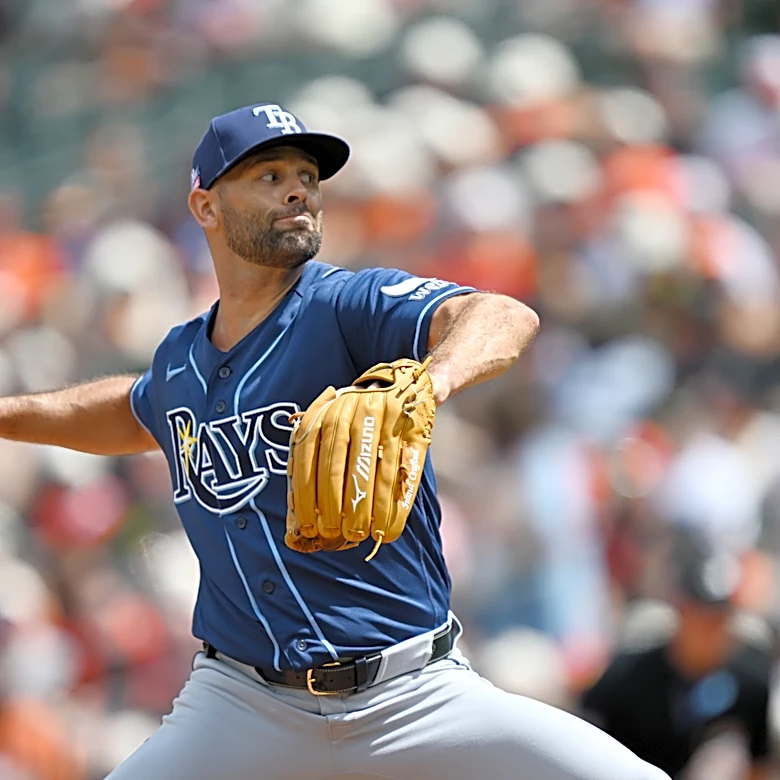 Nick Martinez allows 1 hit in 6 innings as Rays avert sweep with 3-1 win over Orioles