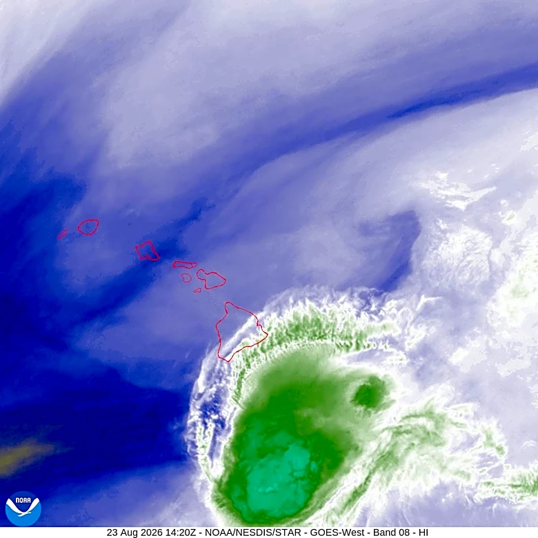 Tropical Storm Moke dumps more rain on hurricane-stricken Hawaii