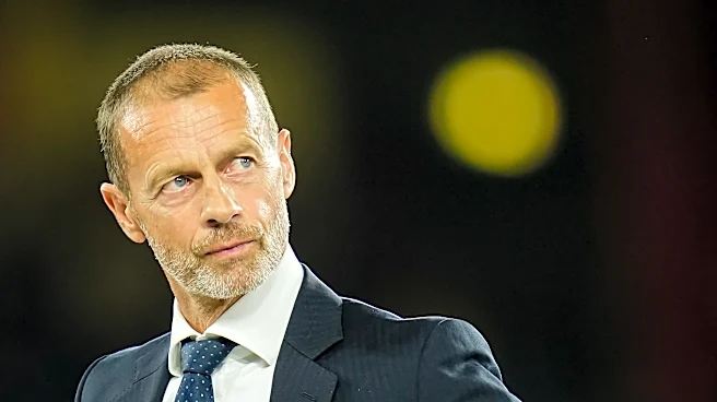 UEFA president Ceferin says he won't run against FIFA president but calls for Infantino to quit