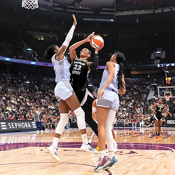 Wilson scores 27, Young adds 21 as Aces beat short-handed Tempo 88-78