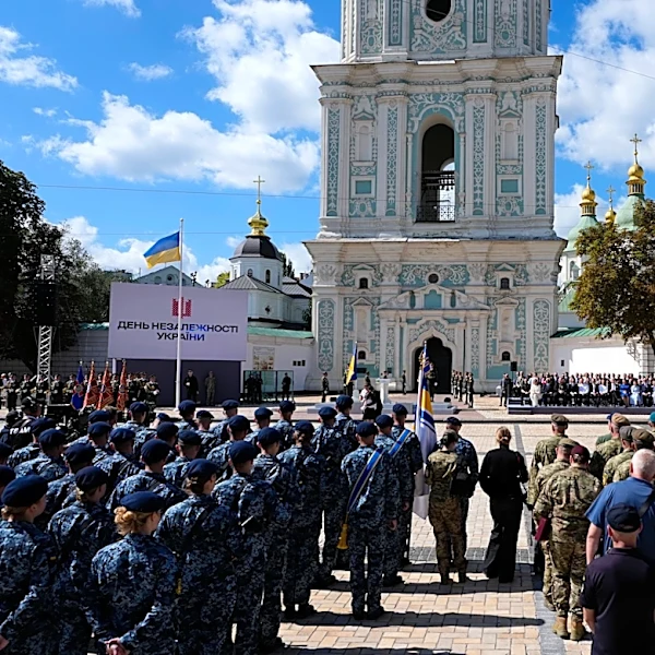 European leaders mark Ukraine’s 35th Independence Day as Russian invasion pushes on