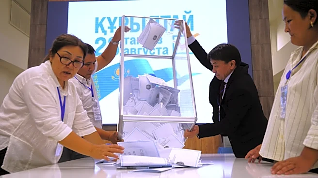 Kazakhstan's pro-government party wins parliamentary election, boosting president's grip on power