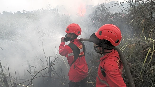 Muslims gather for rain prayers in Indonesia's wildfire-hit South Sumatra