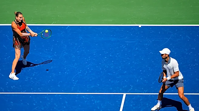 Sabalenka and Djokovic fall in first match as the US Open mixed doubles begins