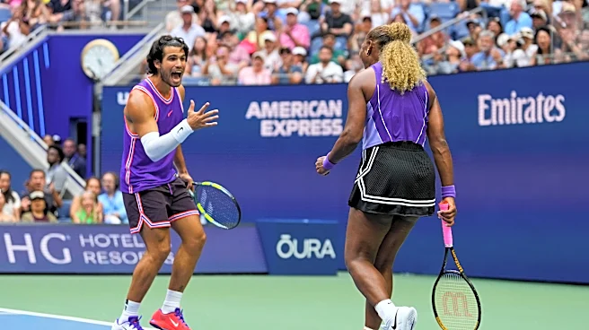 Serena Williams and Carlos Alcaraz win their mixed doubles debut at the U.S. Open