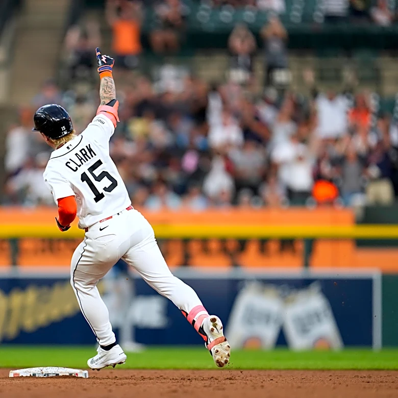 Max Clark, pitching staff help Tigers end six-game losing streak with 4-1 win over Rays