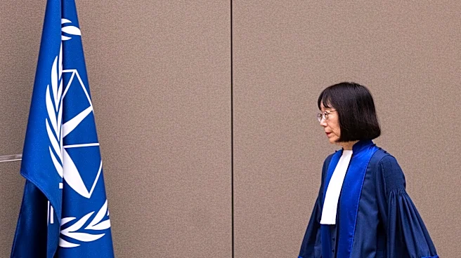 Sanctioned international court president says she asked Japan to help de-escalate tensions with US