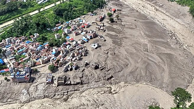 At least 22 killed and hundreds missing after avalanche triggers deadly flash floods in Nepal