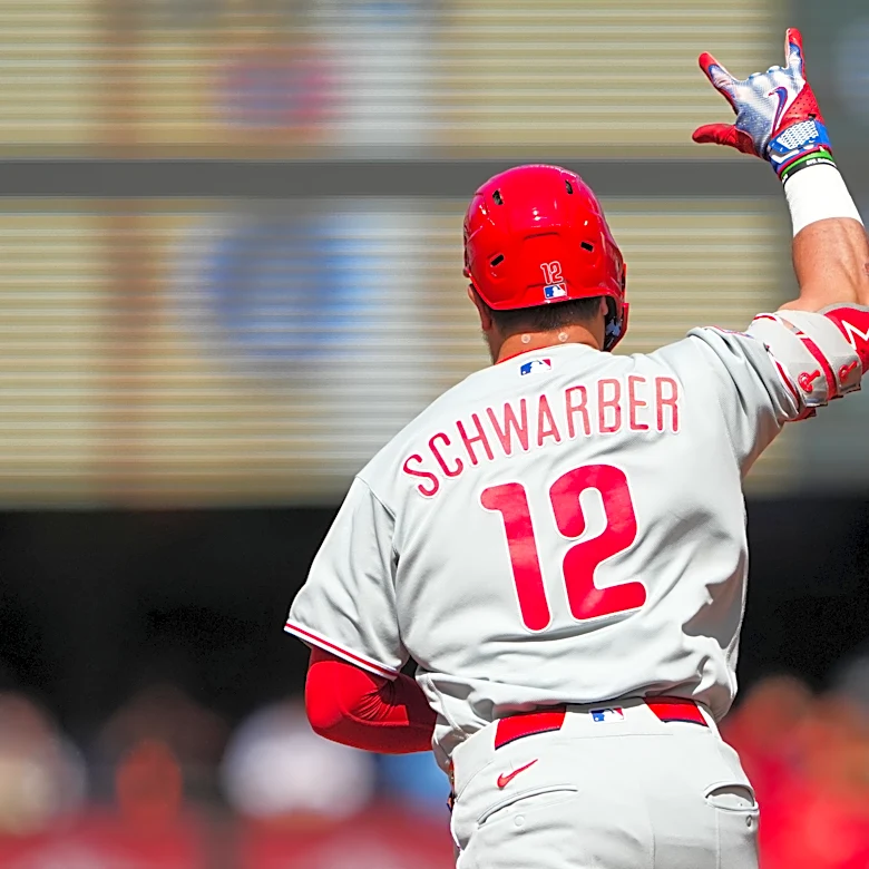 Schwarber hits MLB-leading 40th homer, Luzardo fans 9 as Phillies beat Mariners 6-0