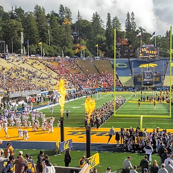 Cal takes tarps off end zone seats and hopes for biggest crowd for the opener in nearly a decade
