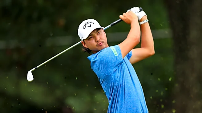 Min Woo Lee makes Tour Championship debut by matching his career best with 62