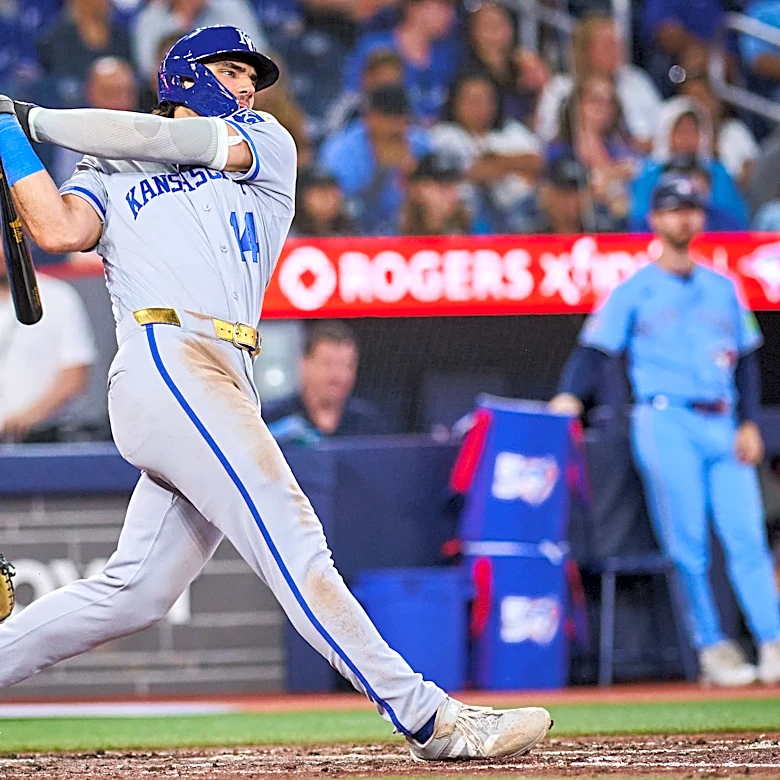 Caglianone goes 5 for 6 with HR, 6 RBIs to power the Royals past the Blue Jays 13-2