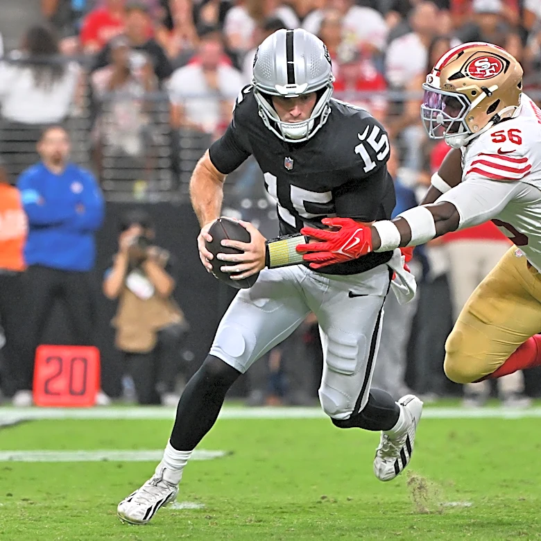 A rough night for Raiders rookie Fernando Mendoza in 18-12 preseason loss to the 49ers