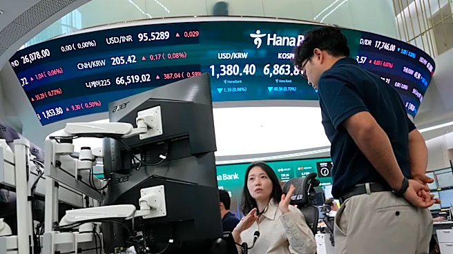 World shares mostly gain after upbeat results for Nvidia and other tech giants lift US stocks