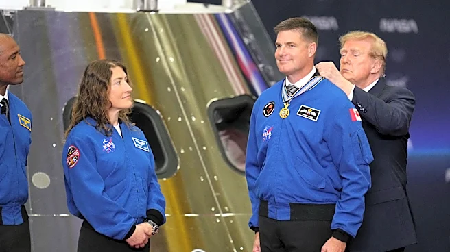 Artemis II astronauts receive nation's highest space honor for their successful moonshot