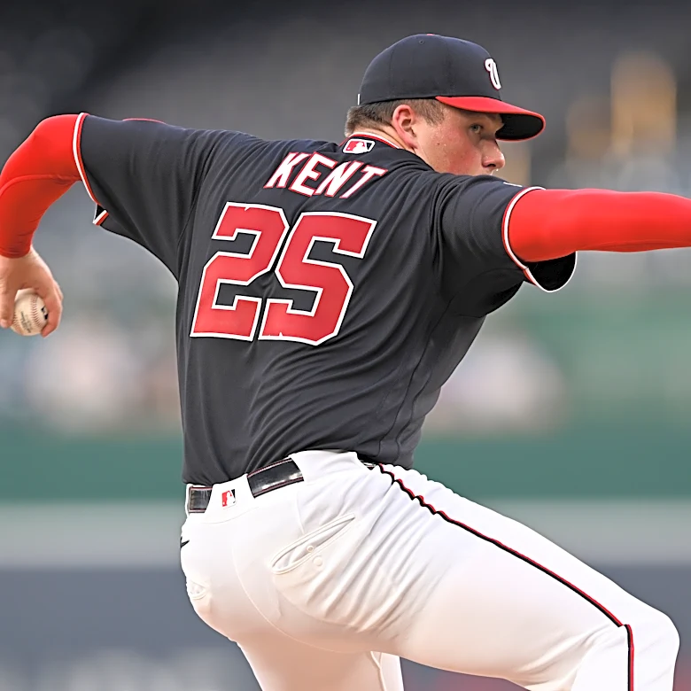 Jackson Kent earns his 1st major league win as the Nationals beat the Marlins 9-2