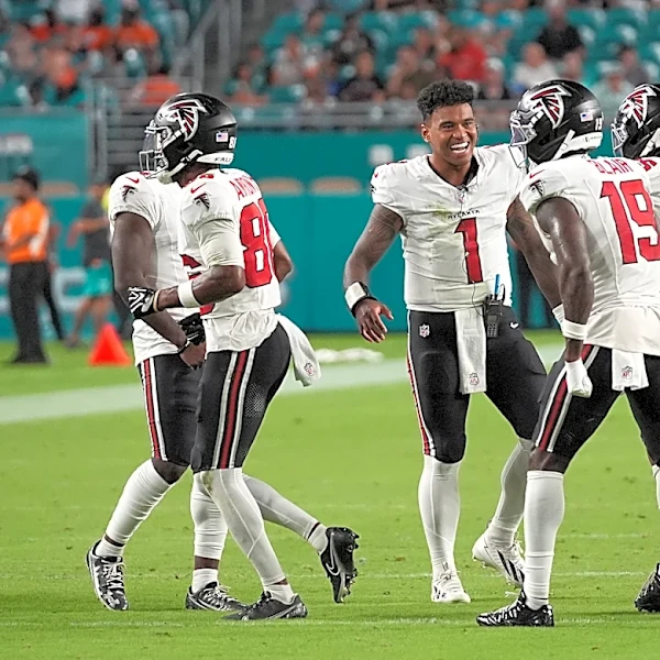 Tua Tagovailoa leads TD drive and loses fumble in Falcons' 17-12 preseason win over Dolphins