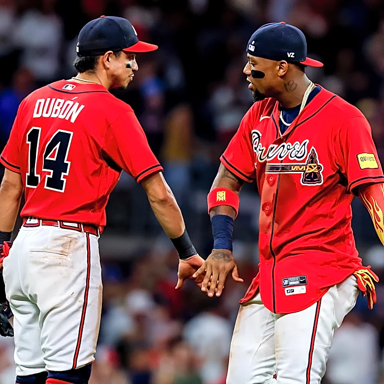 Braves' Ronald Acuña has 3 hits and scores 3 runs in his 1st game hitting cleanup since 2022