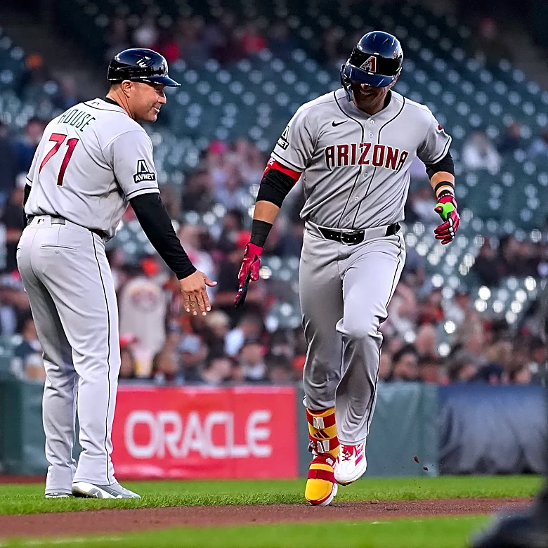 Nootbaar's leadoff homer, 3 hits spark Diamondbacks in 10-6 victory over Giants