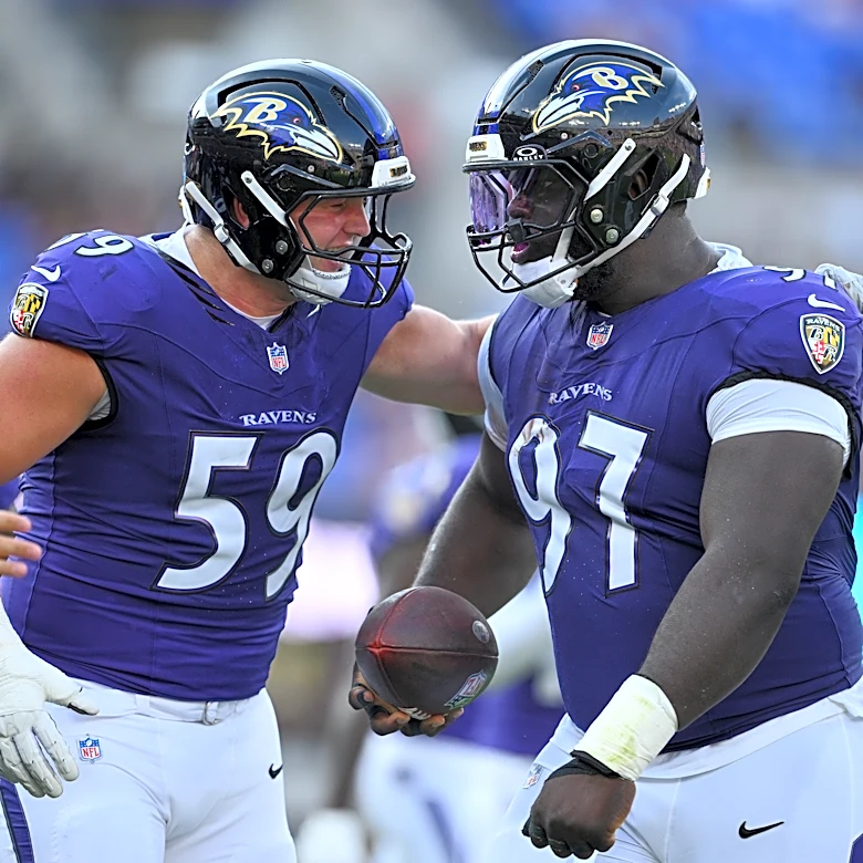 Giants acquire defensive lineman CJ Okoye from the Ravens for a 2028 seventh-round pick