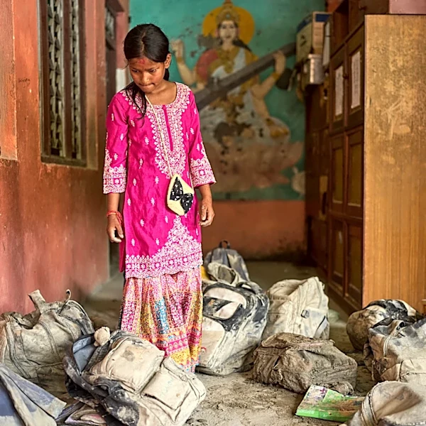 Saved by a lunch break: Nepal floods destroyed many schools, but students at this school survived