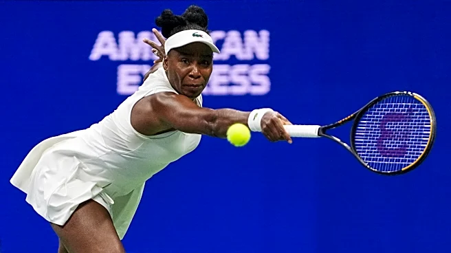 Venus Williams bows out of her 26th US Open with a 1st-round loss to Sofia Kenin