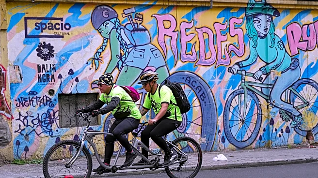 Tandem bicycle club in Ecuador's capital leads blind riders to new adventures