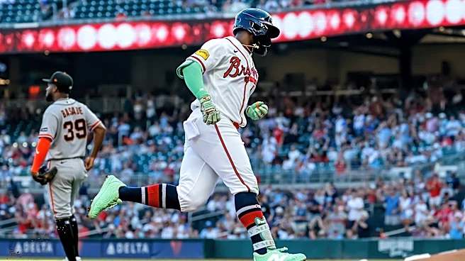 Devers hits his 30th homer as the Giants snap the Braves’ 7-game streak