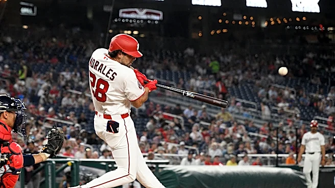 Yohandy Morales homers and has 3 hits in his debut as the Nationals top the Braves 9-5