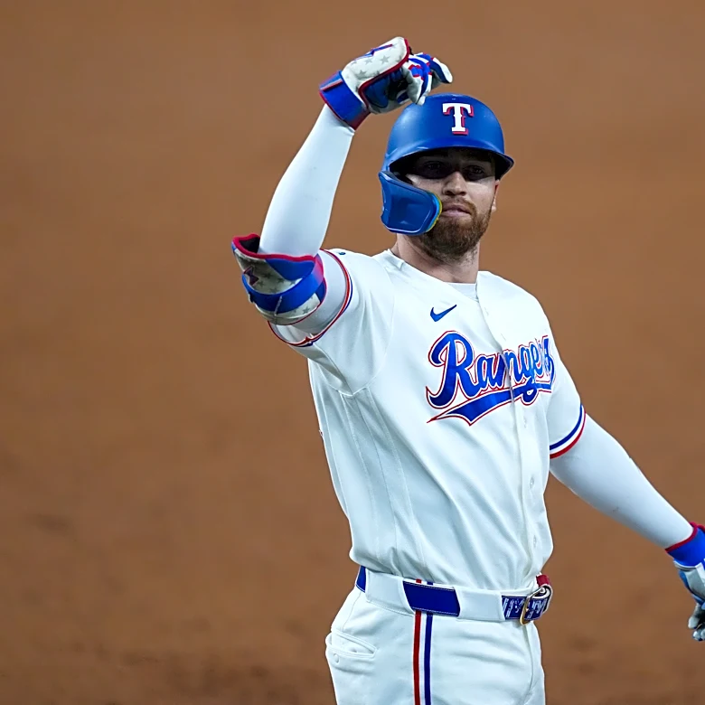 Brandon Nimmo has 4 hits and 5 RBIs as Rangers beat A's 8-5 to close gap on Astros in AL West