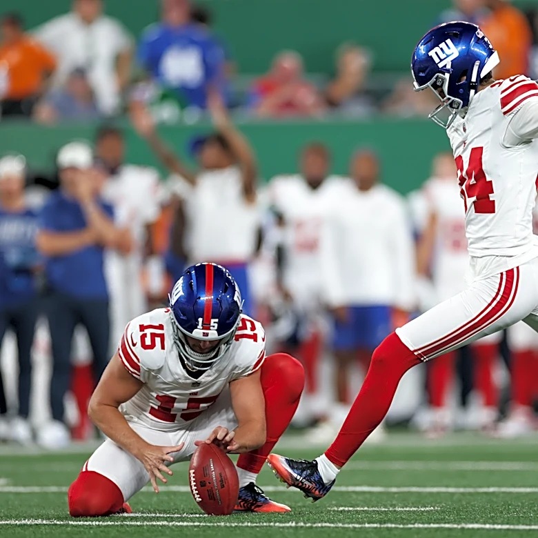 John Harbaugh turns to rookie kicker Dominic Zvada in his first season as Giants coach