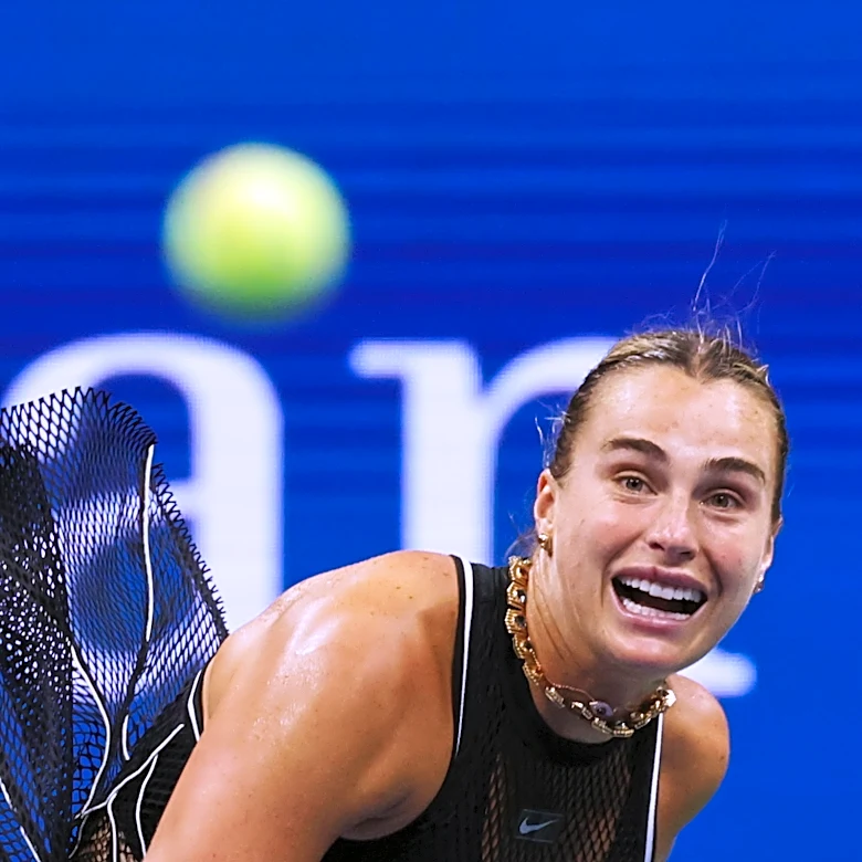 Aryna Sabalenka powers her way into the third round of the US Open in just 53 minutes