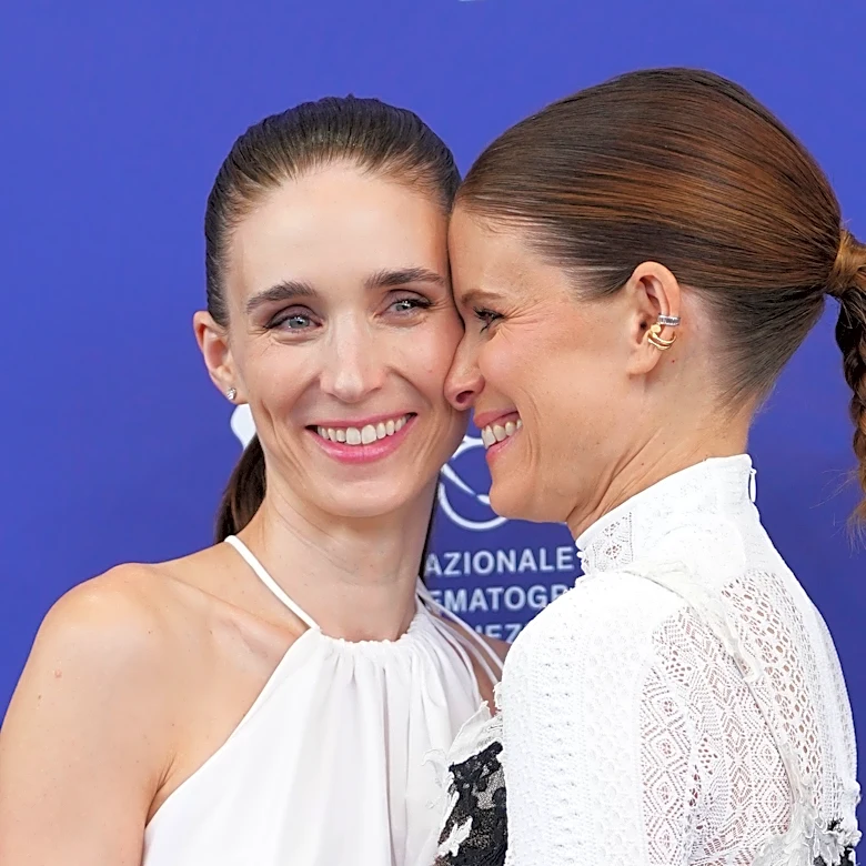 Rooney and Kate Mara had to speak in unison in ‘Bucking Fastard’