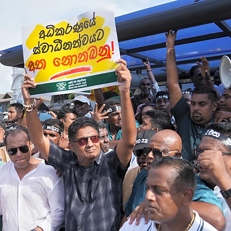 Sri Lankan opposition rallies against government's proposed judicial reform