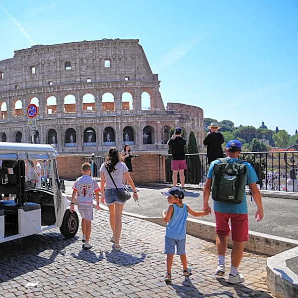 Reckoning looms for golf carts that zip through Rome's crowded historic center