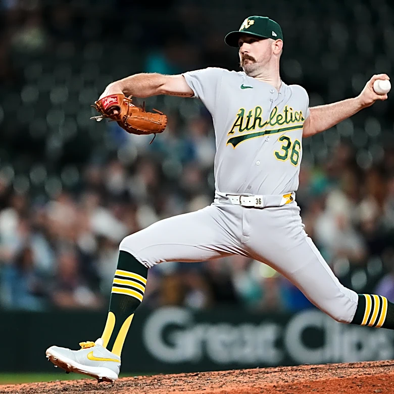 Butler drives in go-ahead run, A's pitchers combine for 18 strikeouts in 7-4 win over Mariners