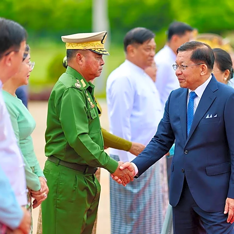 Head of Myanmar’s military-backed government visits Vietnam in bid to normalize ties