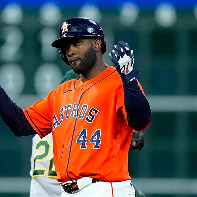 Yordan Alvarez is driving toward a Triple Crown, but he's happiest driving his family's RV