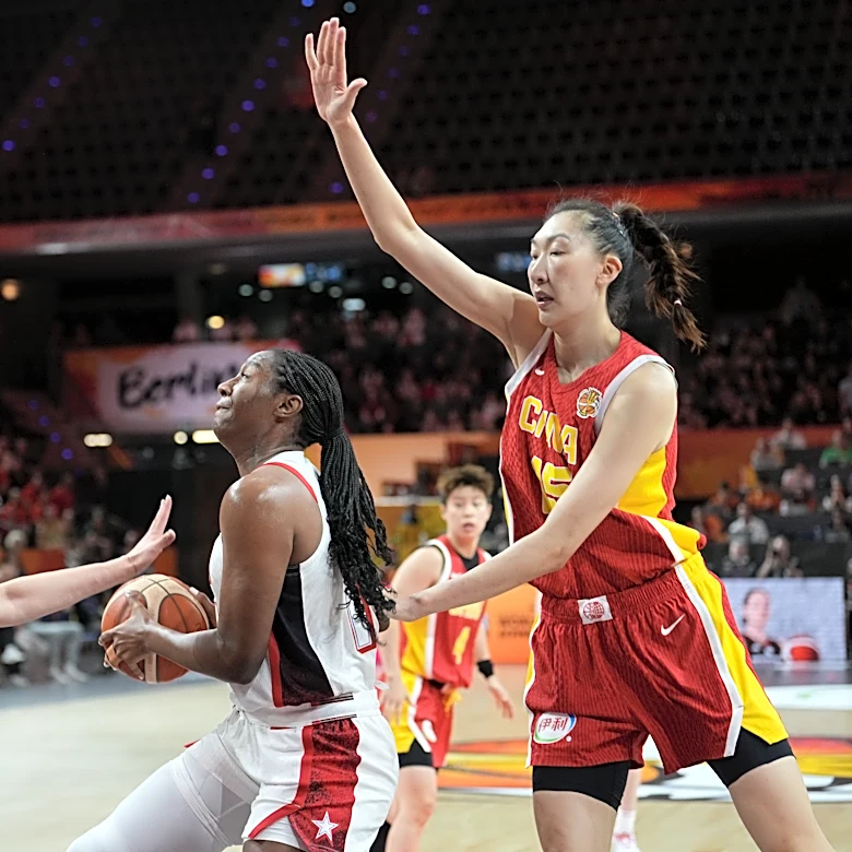 Duo standing 7-foot-3 and 6-10 has teams looking up to China at women’s basketball World Cup